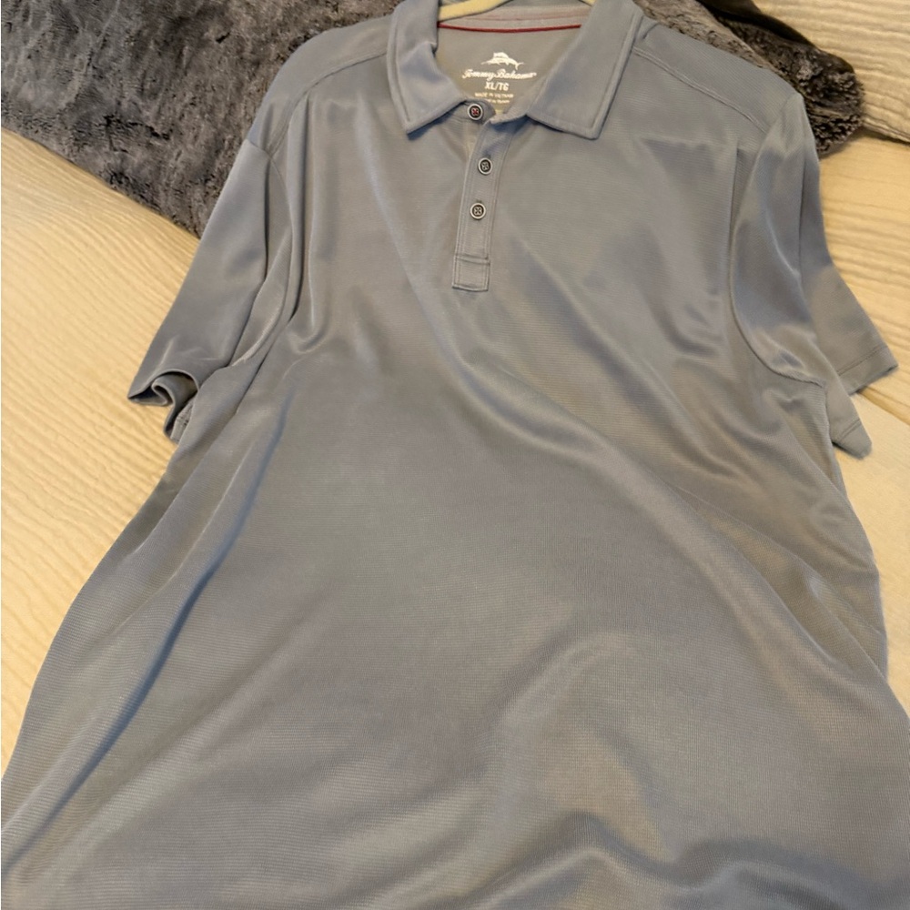 Tommy Bahama Light Gray Men’s Polo